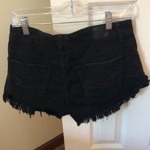 Black Jean shorts American Eagle